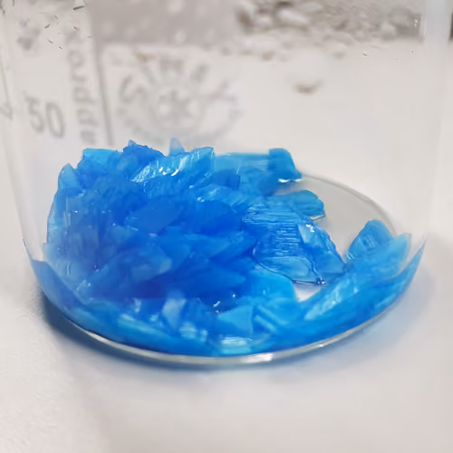 Kupfer(II)-sulfat-pentahydrat-Kristalle