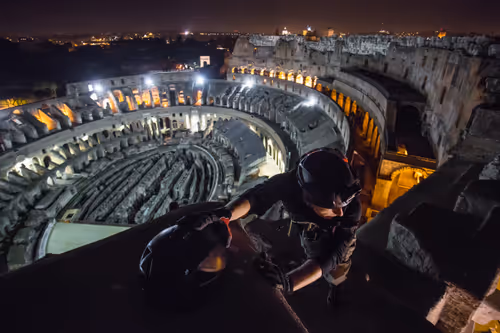 Top of the Rome's Coliseum