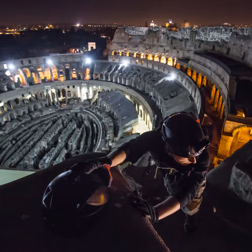 Top of the Rome's Coliseum