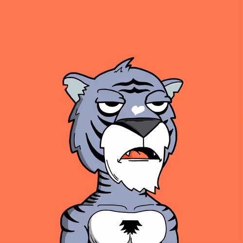 Grouchy Tiger Social Club #319