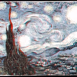 Starry Night in Metaverse #4 - Van Gogh