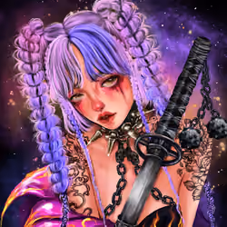 Geisha warrior Rock #022