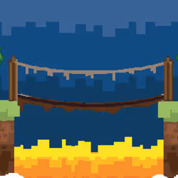 8-BIT ROPE BRIDGE