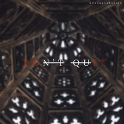 Do[n't qu]it