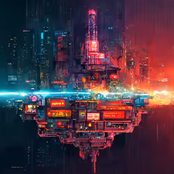 City Cyberpunk Diamond