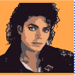 Michael Jackson Pixal Peep