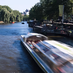 Day Timelapse • Busy Canal in Amsterdam