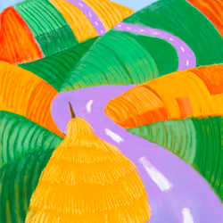 Fields in pastels No.4