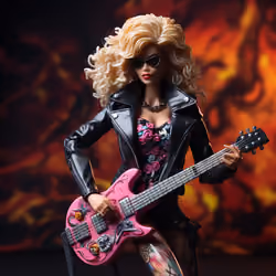 Barbie guitar 19