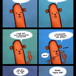 #003 - A Hotdog Comic