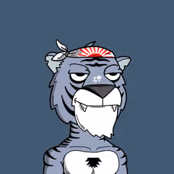 Grouchy Tiger Social Club #1004