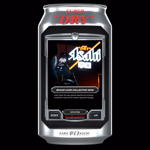 Asahi Super Dry Brand Card Collection