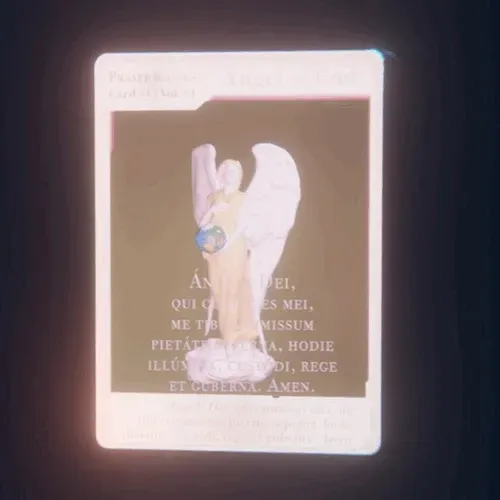 Angel of God 1/1 Holy Card - 3D NFT Prayer Block
