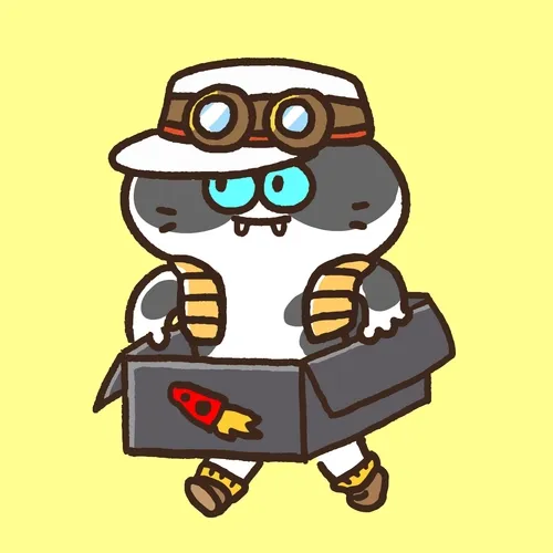 Running Box Cat