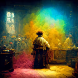 "Are you sure you haven't dropped some acid?"