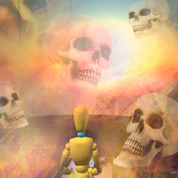 #34 Watching the Skulls Fly By:   by Karrie Ross. 1/1