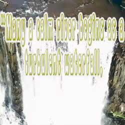Turbulent Waterfall