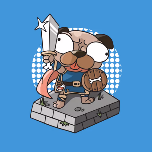 Pug Knight #007