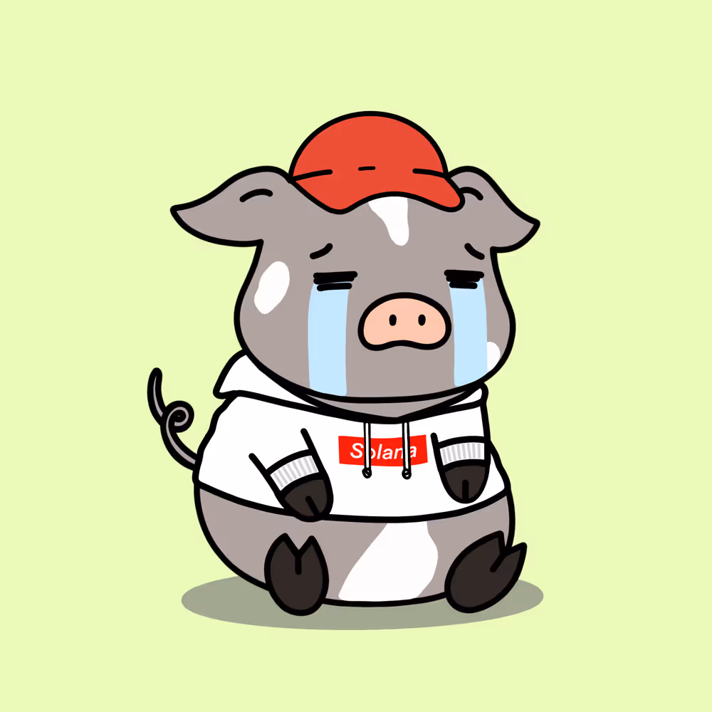 Piggie Palz #375 - Sad Investor Igor