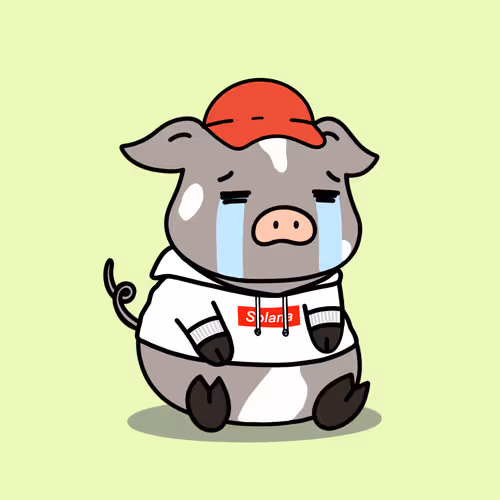 Piggie Palz #375 - Sad Investor Igor
