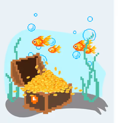 Treasure Chest in the Digital Sea