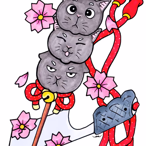 Blades & Dreamscapes - Black Cat Dango