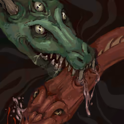 Dragon and Basilisk 