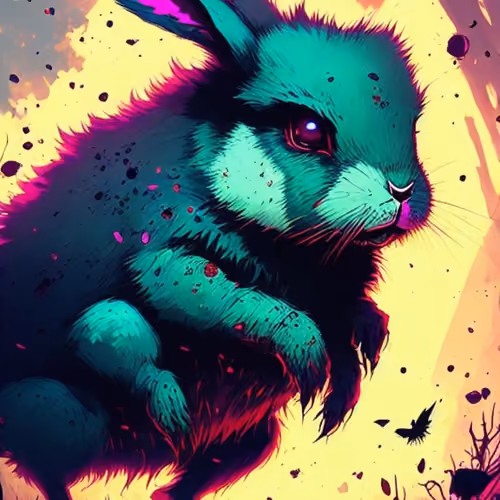 ZOMBIE RABBIT #00032