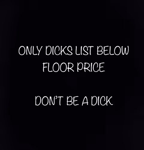 DONT BE A DICK
