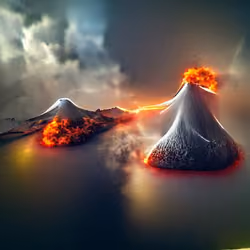 Isolated Volcano