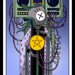 Rosko Sees the Future: Queen of Pentacles - Color Variant 12
