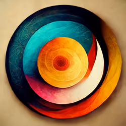 Abstract Geometry Circular