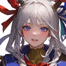 白髪の女性