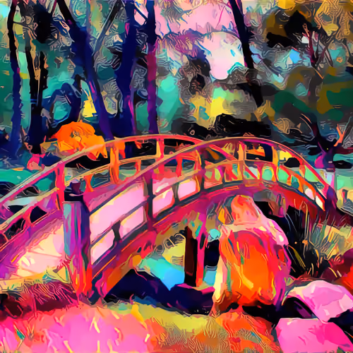 A Garden with Birdge 16/19