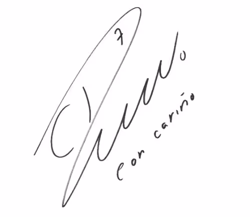 cristiano Ronaldo's signature