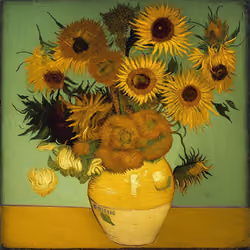 Sunflowers Vincent Van Gogh  v02 #4