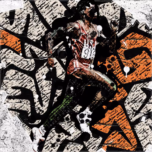 Graffiti #205 - Carl Lewis