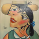 Mujer con cuello de armino, Pablo Picasso, Titulo original: Portrait de femme au col d`hermine Olga