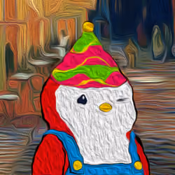 Van Gogh Penguin #28