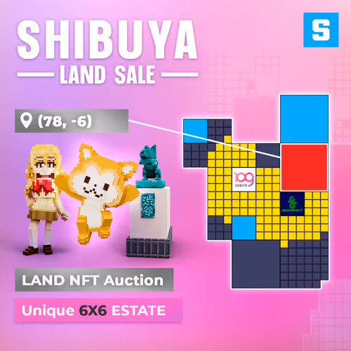 Shibuya LAND Sale - 6x6 Estate M [78,-6]