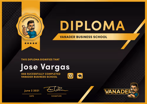 Vanader Business School Diploma