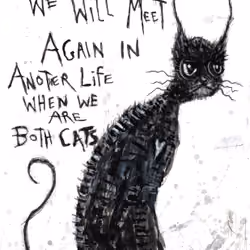 Gus Fink Studios #8 "Both Cats"