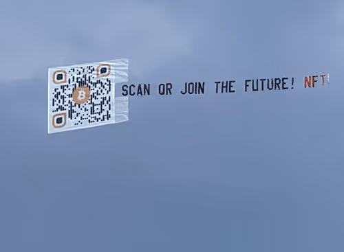 GAhub BTC NFT QR Code Banner