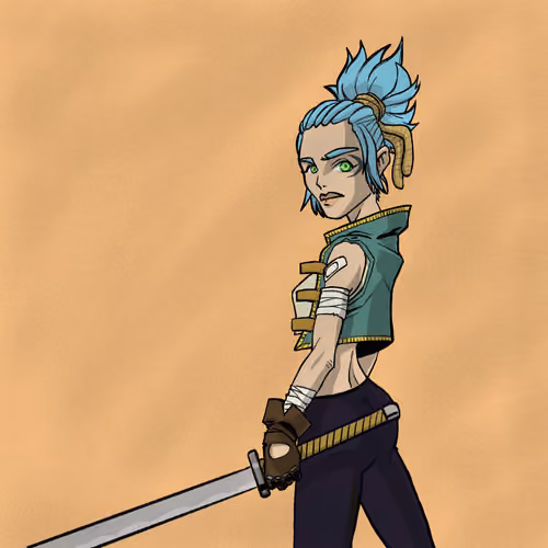 blue
