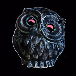 Smiley Owl #014