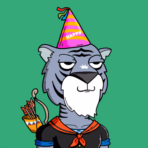 Grouchy Tiger Social Club #53