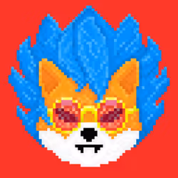 0401 - Blue Haired Fancy Shib