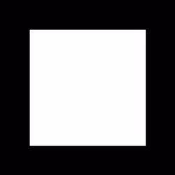 the black and big white square 