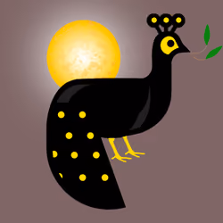 Full Moon Peacock