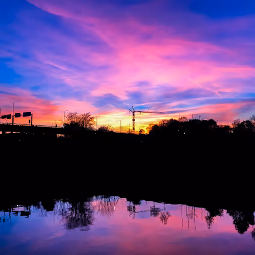 Sunrise in Duisburg